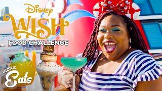 Ultimate Disney Challenge Trying All Of The Wish Cruise Line Treats  Delish