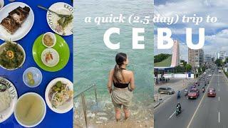 60 hours in CEBU PHILIPPINES   the oldest Catholic church cliff jumping and a lechon feast