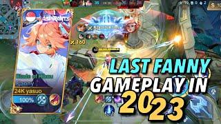 MY FANNY LAST GAMEPLAY IN 2023  SOLO RANK GAMEPLAY  MLBB