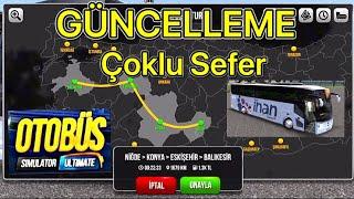 ÇOKLU SEFER  DEV GÜNCELLEME  Bus Simulator Ultimate  Niğde-Konya-Eskişehir-Balıkesir iPad 1080p