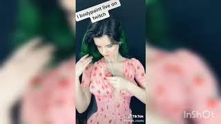 Nude Tik Tok painted shirt