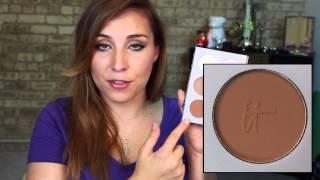 Review & Demo it Cosmetics My Sculpted Face Palette  Bailey B.