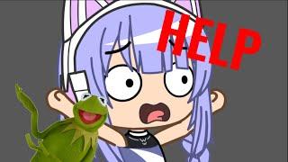 Kermit the frog blows up my house  gacha club •funny skit•ear-rape warning