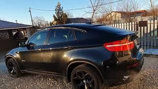 BMW X6 E71 40D 306hp black walkround soft close sunroofblack rims oem sport package