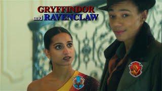 Gryffindor and Ravenclaw  I mean you had a sketch