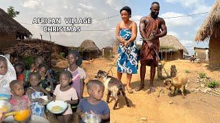 African village Life  Cooking Traditional Party FOOD for Christmas\New year in the Village  Ghana