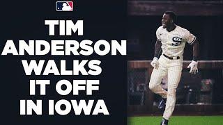 HOLLYWOOD ENDING Tim Anderson walks it off at MLB at Field of Dreams