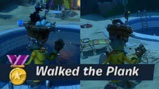 Walked The Plank Town Center Zombies Medal - Plants vs Zombies Battle For Neighborville PVE Region