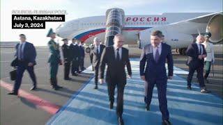 Russias Putin Arrives in Kazakhstan to Meet Chinas Xi Turkeys Erdogan More