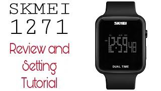 Jam SKMEI 1271 review dan cara setting