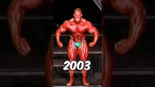 JAY CUTLER POSING 2001 VS 2003 #bodybuilding