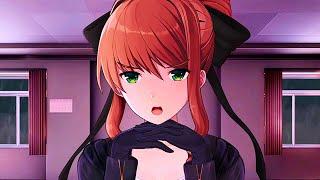 Playing with Monikas Hair  Monika After Story Mod