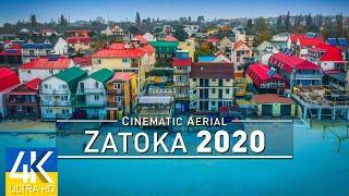 【4K】️ Zatoka from Above - The Black Sea of UKRAINE 2020  Autumn Day  Cinematic Aerial Film