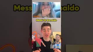 Messi Vs Ronaldo On Omegle  #shorts