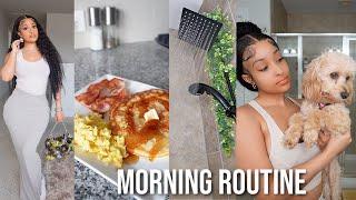 MORNING ROUTINE RESET GIRL GET UP SKINCAREHAIRMAKEUP & MORE