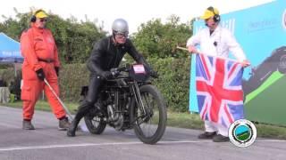 Vintage Style  Class Motorcycles at Kop Hill Climb 2015