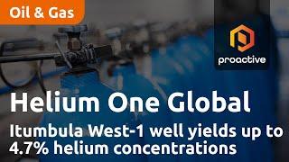 Helium One Global achieves milestone as Itumbula West-1 well yields up to 4.7% helium concentrations