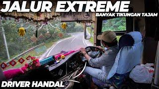 DRIVER HANDAL  JALUR EXTREME BERLIKU-LIKU  TRIP ALS 268 Padang-Medan Via Danau Toba 24