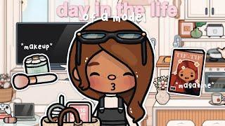 *AESTHETIC* day in the life of a *MODEL*   *with voice  toca life world roleplay