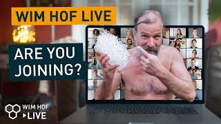 Join The Wim Hof Live Stream event January 6th 2024