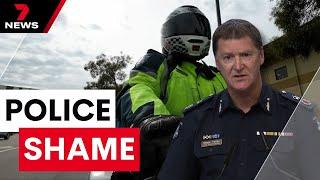 Victoria Police Commissioner forced to apologise over a veteran officers Nazi salute shame  7NEWS