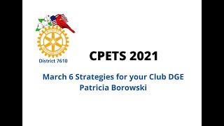 CPETS 2021 Strategies for yor Club