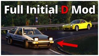 Assetto Corsa - Initial D TOUGE RACING MOD Mt. Akina Downhill Battles