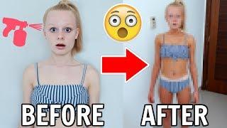 I got a PROFESSIONAL SPRAY TAN for the FIRST TIME  *pale to ORANGE*