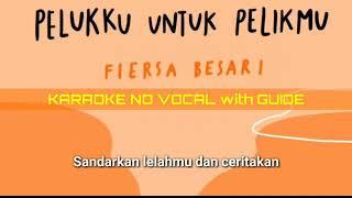 Fiersa Besari - Pelukku untuk pelikmu KARAOKE NO VOCAL with GUIDE