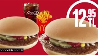 McDonaldsta 2 Hamburgerli Menü sadece 12.95 TL