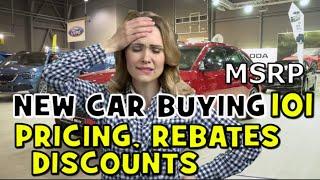 BEST NEW CAR BUYING TIPS in 2024 Prices Rebates Discounts Addendums  MSRP The Homework Guy