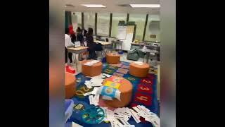 Little Girl Smashes Classroom Because She Mad WTF