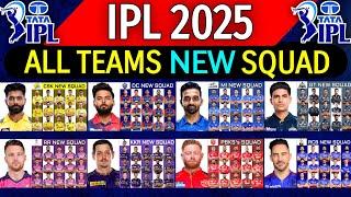 IPL 2025 - All 10 Teams Squad  All Teams Squad IPL 2025  Indian Premier League IPL 2025 Squad 