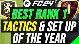 BEST META RANK 1 WEEKLY TACTICS SET UP OF THE YEAR RANK 1 POST PATCH ELITE TACTICS - EA FC 24