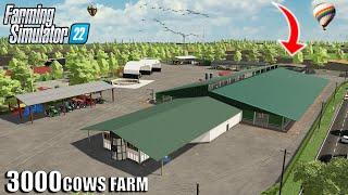 BUILDING A NEW $2 MILLION 3000 COWS FARM CAN WE MAKE IT WORK?  Farming Simulator 22