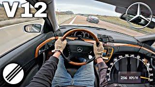 Mercedes-Benz S600 L V12 W220 TOP SPEED DRIVE ON GERMAN AUTOBAHN 