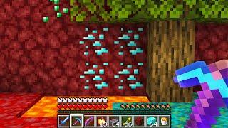 Minecraft But I Switched The Nether With The Overworld...