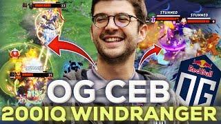 OG.Ceb 100% Winrate Windranger - Amazing 200 IQ Shackleshots on Stockholm Major 2022 Dota 2