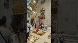 Quick look around St Peters in Vatican city #trending #travel #rome #vaticancity #italy #church