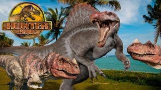 Jurassic Park Hunter Legends  Spinosaurus & Ceratosaurus Kill All