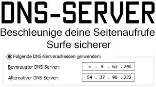 TUT Schnelleren  Besseren DNS-Server nutzen 4K  DE