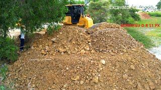 Old Video But If You Like Action Bulldozer KOMATSU D51PX Push The Soil Dont Forget Look This Video