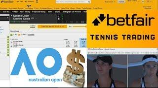 Betfair tennis trading AO 2017