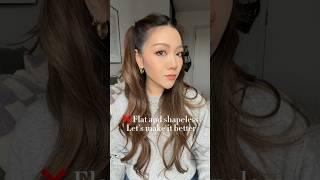 2 minute hairstyle for volume