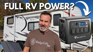 Can This BLUETTI Portable Power Station Run EVERYTHING On The Camper??  Unboxing & Review  EB200P