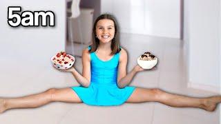 What an 11 YR OLD GYMNAST EATS in a day *vegan*  Family Fizz