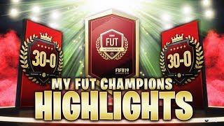 30-0 UNBEATEN 1ST IN THE WORLD TOP 100 FUT CHAMPIONS HIGHLIGHTS FIFA 19 Ultimate Team