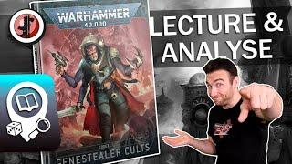 Warhammer 40.000 Lecture et Analyse Nouveau Codex Culte Généstealers