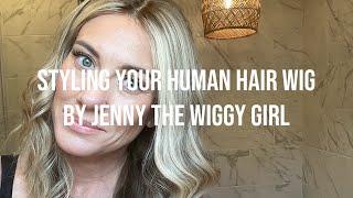 Tutorial Styling your Human Hair Wig by The Wiggy Girl