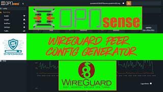 OPNSense - WireGuard Peer Configuration Generator with QR Code